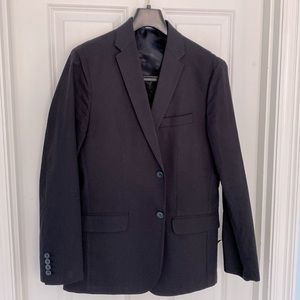 Calvin Klein Navy Blue cotton sportscoat for sale